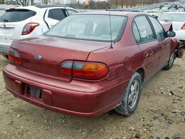 1G1NE52J93M505020 - 2003 CHEVROLET MALIBU LS 红色 照片 4