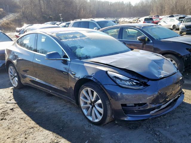 5YJ3E1EA3JF017724 - 2018 TESLA MODEL 3 GRAY photo 1