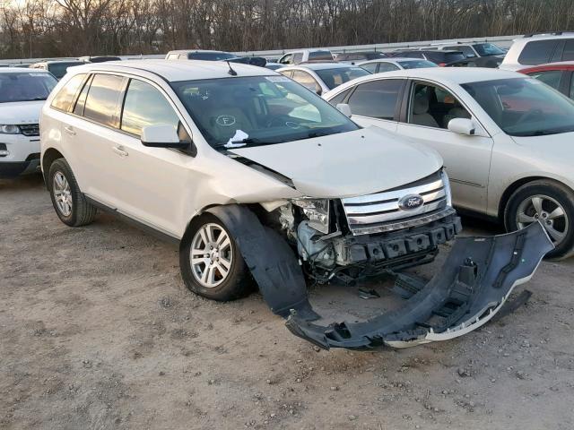 2FMDK38C48BA02173 - 2008 FORD EDGE SEL WHITE photo 1