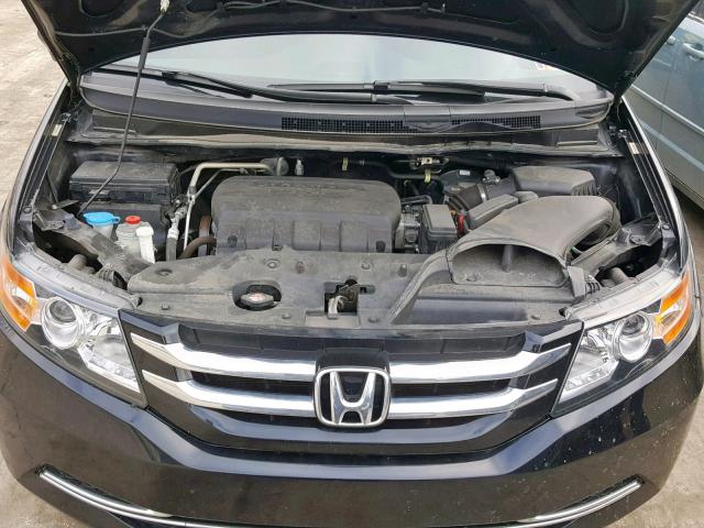 5FNRL5H31GB075165 - 2016 HONDA ODYSSEY SE BLACK photo 7