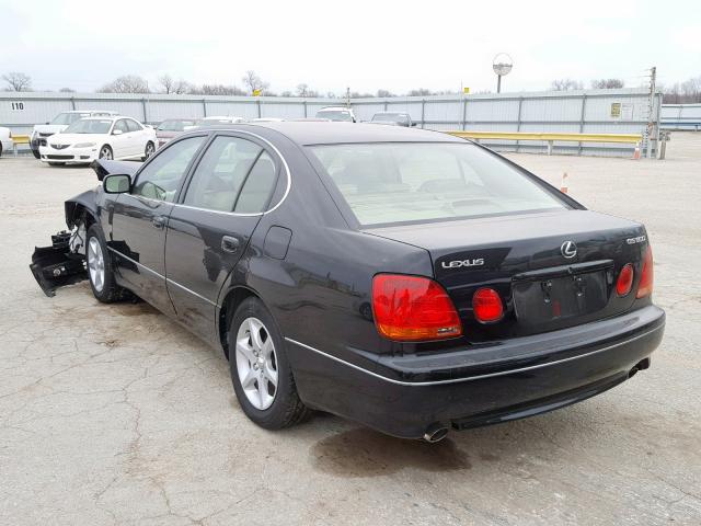 JT8BD69S030188851 - 2003 LEXUS GS 300 BLACK photo 3