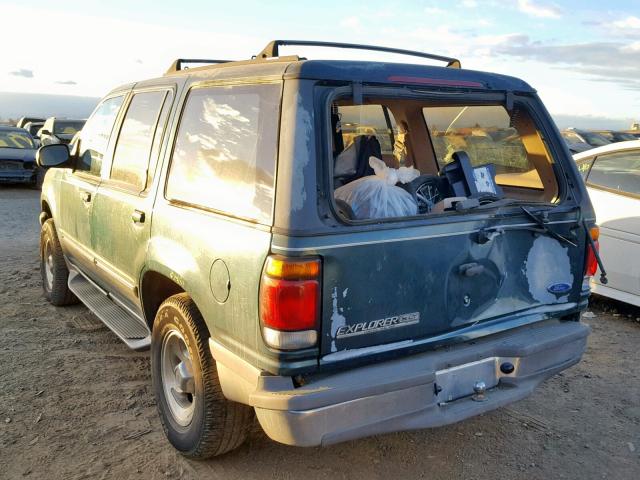 1FMDU34X4SUA52107 - 1995 FORD EXPLORER GREEN photo 3