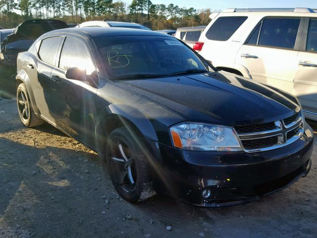 1B3BD4FB7BN530888 - 2011 DODGE AVENGER EX BLACK photo 1