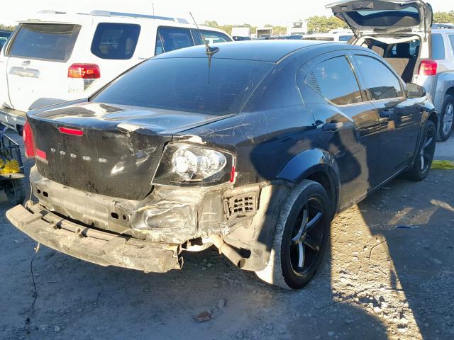 1B3BD4FB7BN530888 - 2011 DODGE AVENGER EX BLACK photo 4