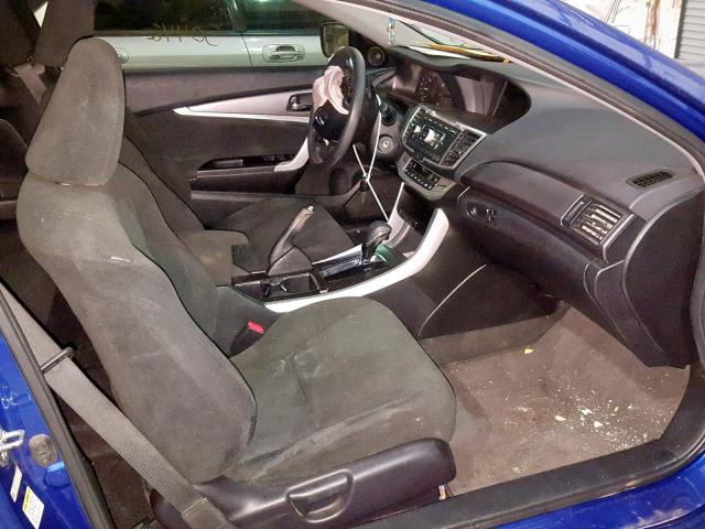 1HGCT1B38DA019706 - 2013 HONDA ACCORD LX- BLUE photo 5