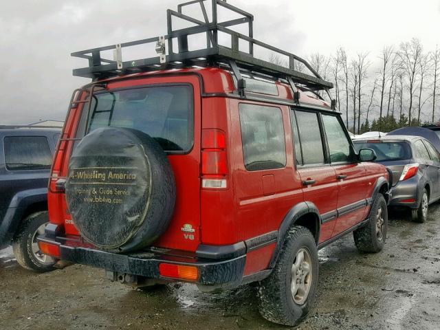 SALTY1243XA217969 - 1999 LAND ROVER DISCOVERY RED photo 4