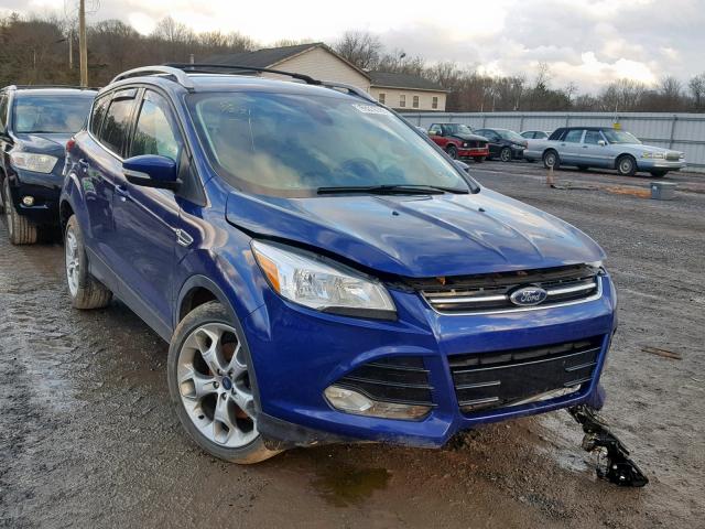 1FMCU9J90EUA10221 - 2014 FORD ESCAPE TIT BLUE photo 1