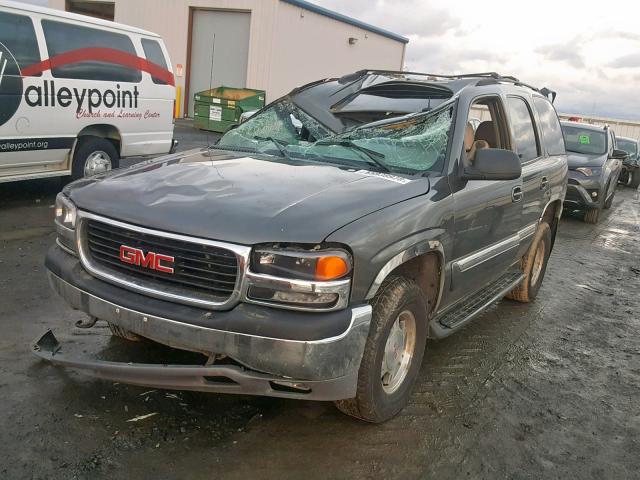 1GKEK13Z52J272898 - 2002 GMC YUKON CHARCOAL photo 2