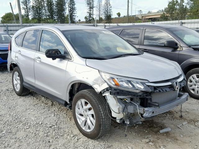 3CZRM3H55GG713893 - 2016 HONDA CR-V EX SILVER photo 1