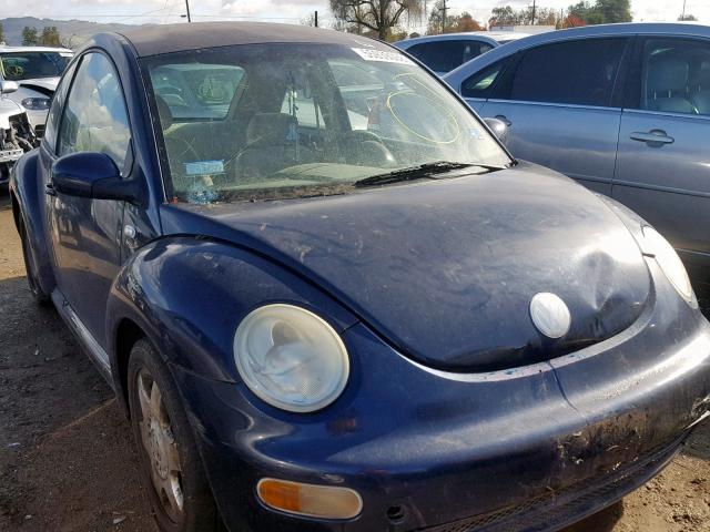3VWBK21C33M421197 - 2003 VOLKSWAGEN NEW BEETLE 蓝色 照片 1