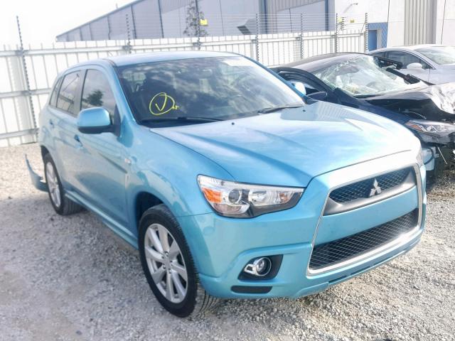 JA4AP4AU3CZ000125 - 2012 MITSUBISHI OUTLANDER BLUE photo 1