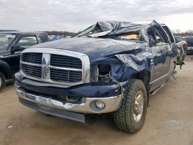 1D7KS28C26J214588 - 2006 DODGE RAM 2500 S BLUE photo 2