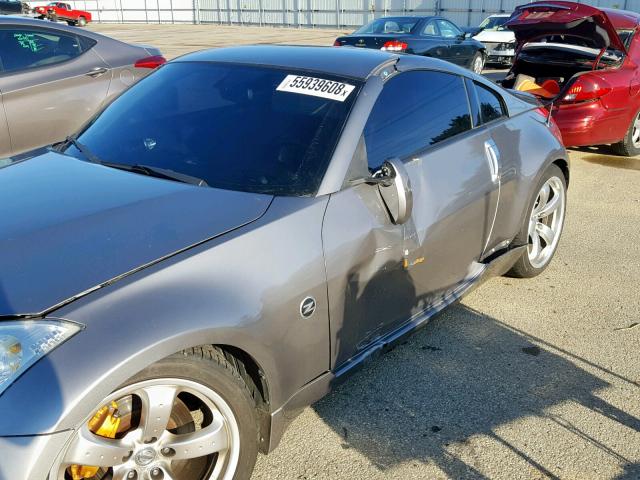 JN1BZ34E18M750357 - 2008 NISSAN 350Z COUPE SILVER photo 9