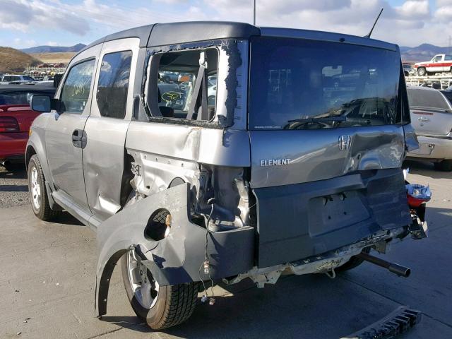 5J6YH28695L012034 - 2005 HONDA ELEMENT EX GRAY photo 3