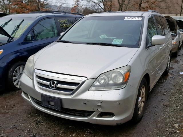 5FNRL38896B094559 - 2006 HONDA ODYSSEY TO SILVER photo 2