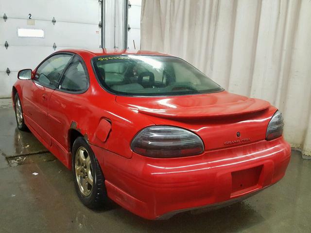 1G2WP12K1XF312642 - 1999 PONTIAC GRAND PRIX 红色 照片 3