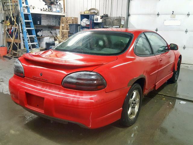 1G2WP12K1XF312642 - 1999 PONTIAC GRAND PRIX 红色 照片 4