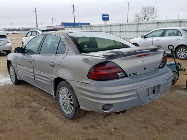 1G2NE52E8XM769012 - 1999 PONTIAC GRAND AM S GRAY photo 3