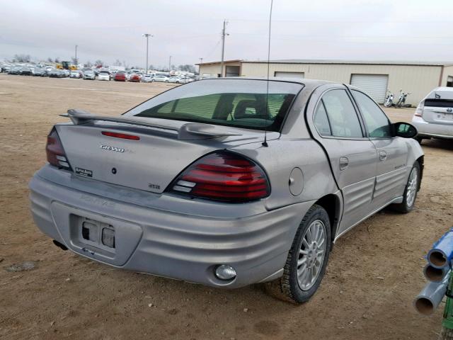 1G2NE52E8XM769012 - 1999 PONTIAC GRAND AM S GRAY photo 4