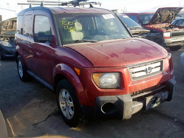 5J6YH28738L016173 - 2008 HONDA ELEMENT EX BURGUNDY photo 1