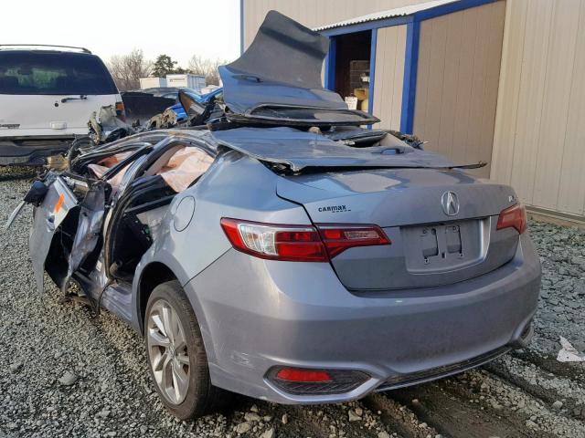 19UDE2F76GA011416 - 2016 ACURA ILX PREMIU GRAY photo 3