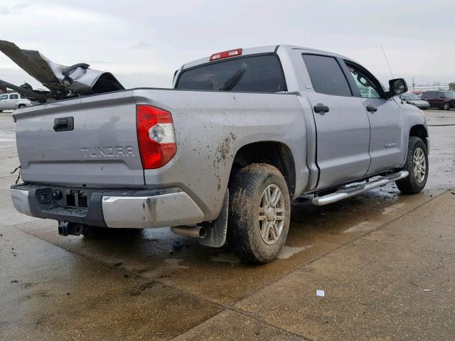 5TFEM5F1XGX107002 - 2016 TOYOTA TUNDRA CRE SILVER photo 4