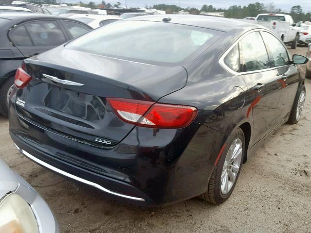 1C3CCCAB7GN103150 - 2016 CHRYSLER 200 LIMITE BLACK photo 4