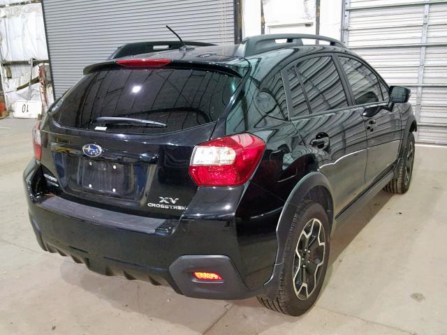 JF2GPAMC4F8316968 - 2015 SUBARU XV CROSSTR BLACK photo 4