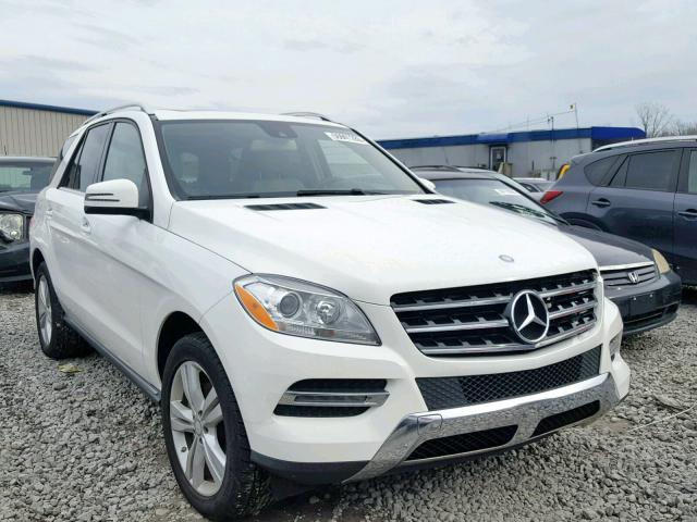 4JGDA5JB2FA571693 - 2015 MERCEDES-BENZ ML 350 WHITE photo 1