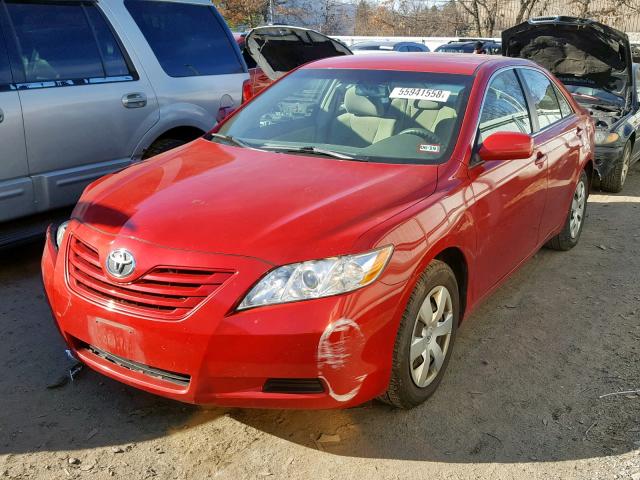 4T1BE46K29U343193 - 2009 TOYOTA CAMRY BASE RED photo 2