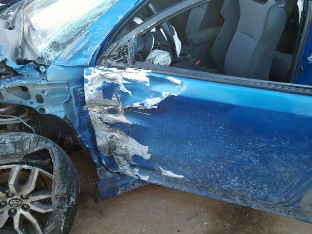 JTKJF5C78FJ007931 - 2015 TOYOTA SCION TC BLUE photo 10