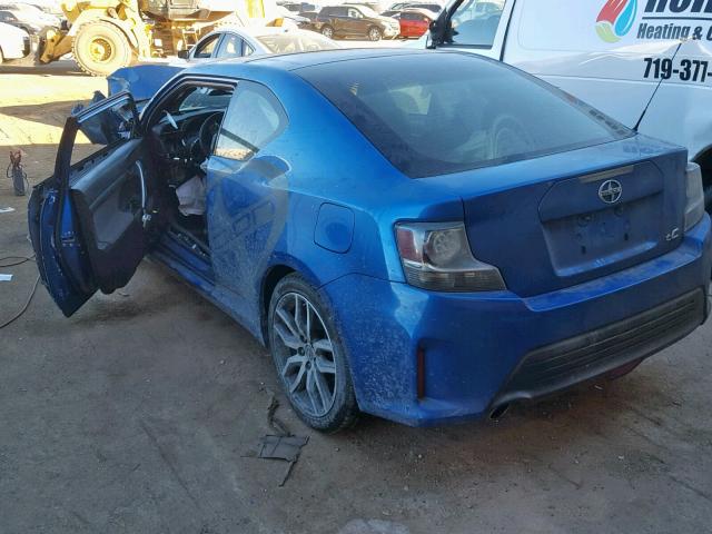 JTKJF5C78FJ007931 - 2015 TOYOTA SCION TC BLUE photo 3
