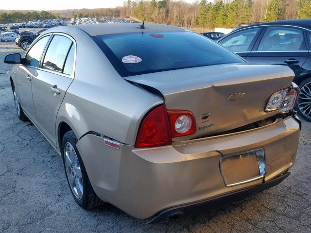 1G1ZH57B18F231284 - 2008 CHEVROLET MALIBU 1LT 金色 照片 3
