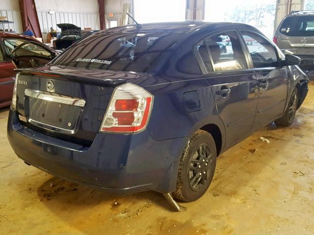 3N1AB6AP5CL744653 - 2012 NISSAN SENTRA 2.0 BLUE photo 4