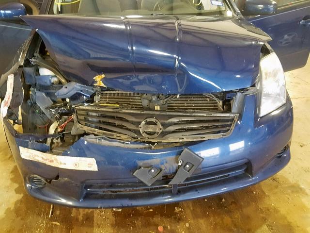 3N1AB6AP5CL744653 - 2012 NISSAN SENTRA 2.0 BLUE photo 7