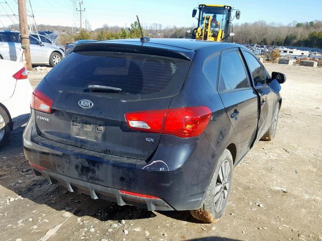 KNAFU5A26D5678978 - 2013 KIA FORTE EX BLACK photo 4