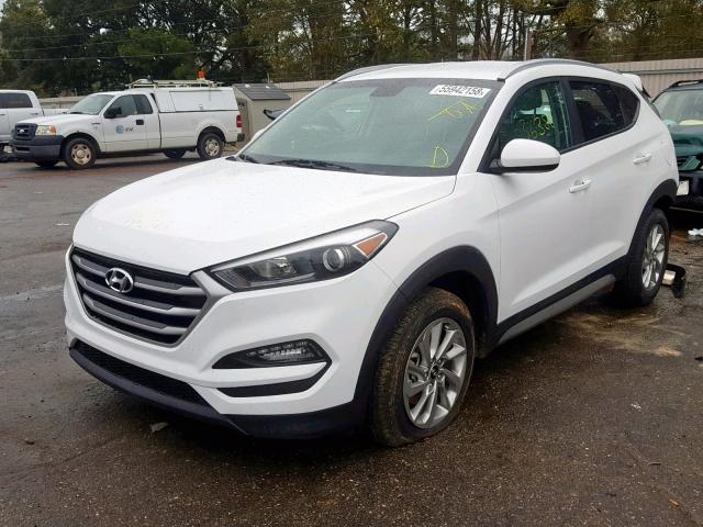 KM8J33A4XHU267743 - 2017 HYUNDAI TUCSON LIM WHITE photo 2