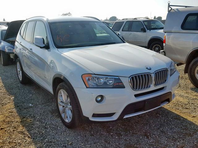 5UXWX9C59E0D37924 - 2014 BMW X3 XDRIVE2 WHITE photo 1