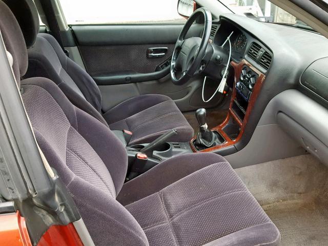 4S3BH625746305737 - 2004 SUBARU LEGACY L S BURGUNDY photo 5