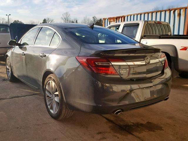 2G4GK5EXXF9133287 - 2015 BUICK REGAL GRAY photo 3