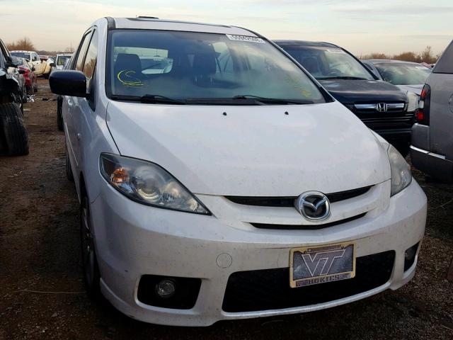 JM1CR29L670151589 - 2007 MAZDA 5 WHITE photo 1