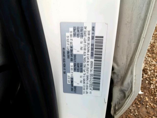 JM1CR29L670151589 - 2007 MAZDA 5 WHITE photo 10