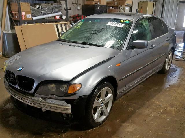 WBAEW53474PN35336 - 2004 BMW 330 XI GRAY photo 2