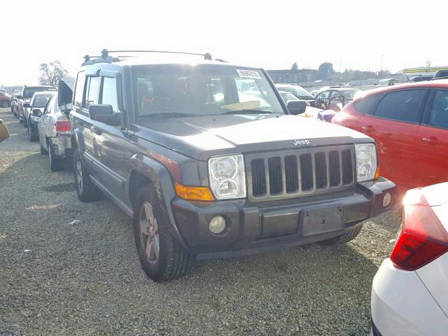 1J8HG48K26C288969 - 2006 JEEP COMMANDER CHARCOAL photo 1