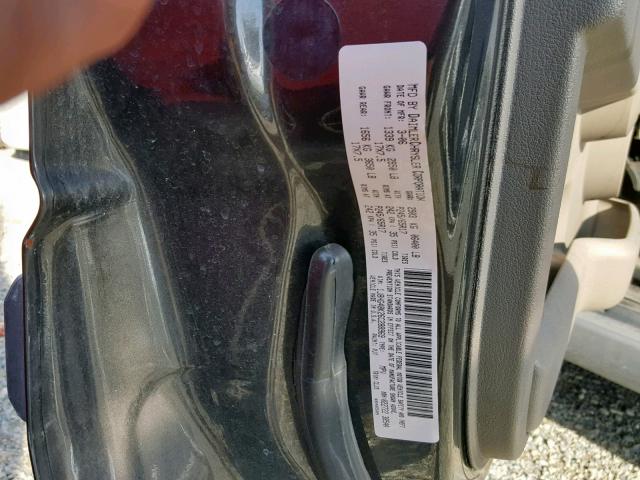 1J8HG48K26C288969 - 2006 JEEP COMMANDER CHARCOAL photo 10