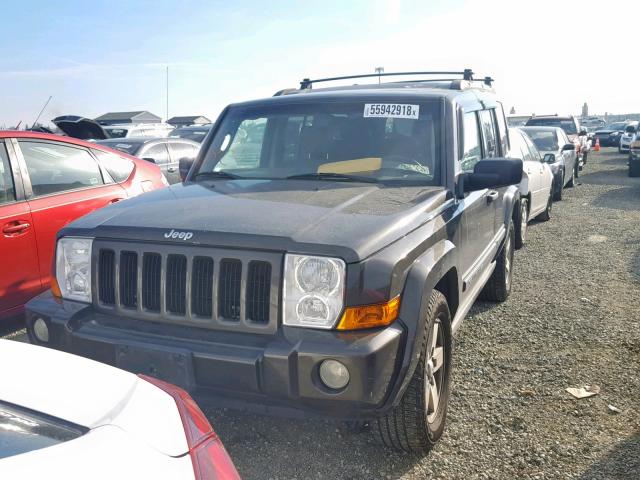 1J8HG48K26C288969 - 2006 JEEP COMMANDER CHARCOAL photo 2