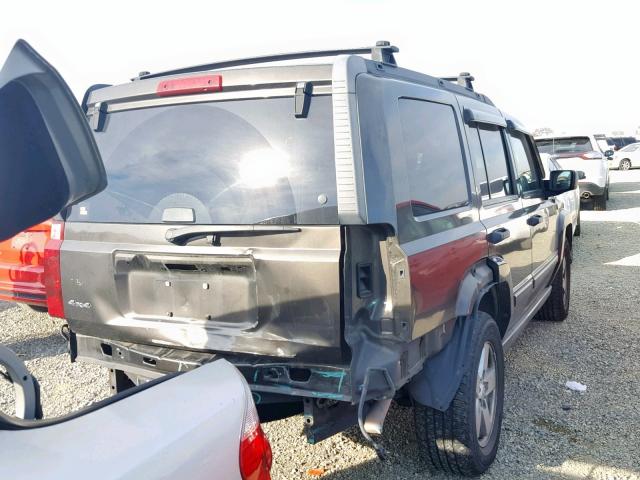 1J8HG48K26C288969 - 2006 JEEP COMMANDER CHARCOAL photo 4