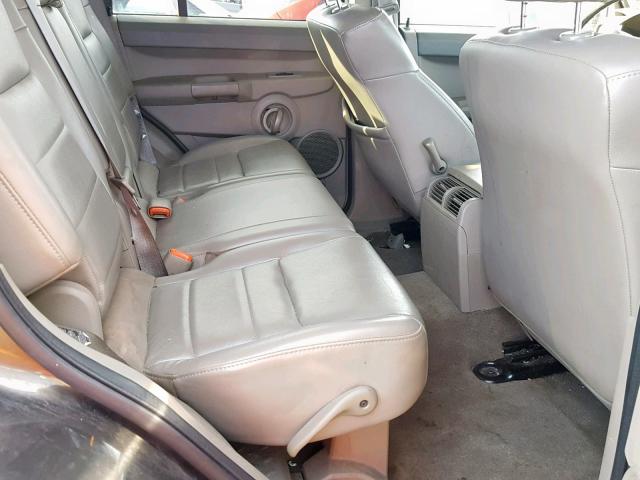 1J8HG48K26C288969 - 2006 JEEP COMMANDER CHARCOAL photo 6