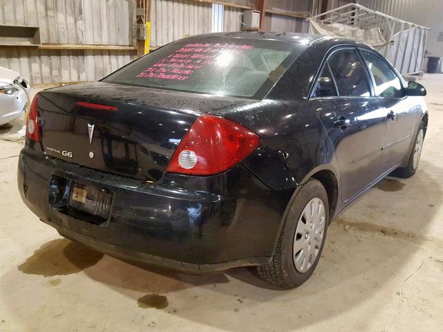 1G2ZF58B874134836 - 2007 PONTIAC G6 VALUE L BLACK photo 4