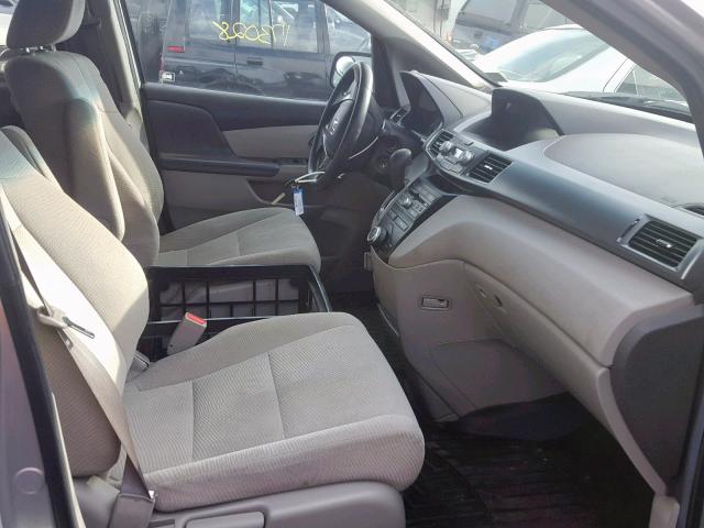 5FNRL5H25CB081147 - 2012 HONDA ODYSSEY LX WHITE photo 5